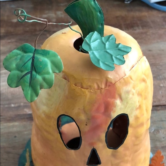 PUUMPKIN Tin Lantern ππ - Picture 3 of 4